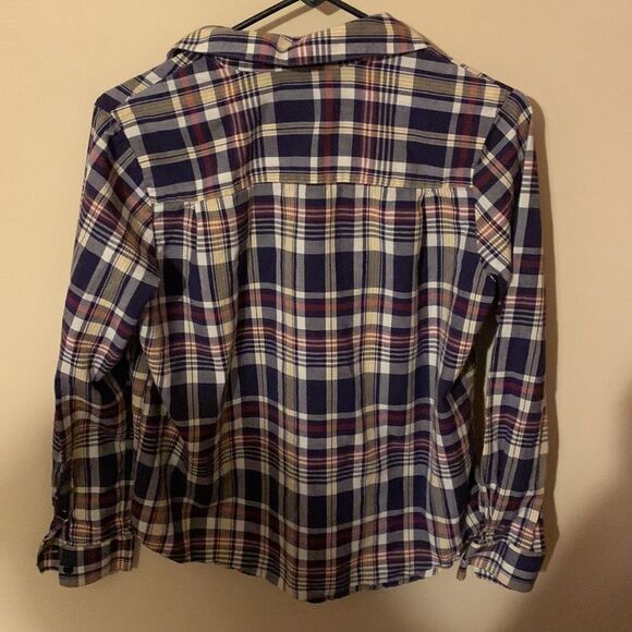 Pendleton Blue Plaid Long Sleeve Button Down Shirt Men's small - Picture 4 of 4